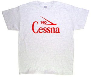 Cessna 140 (1940s) logo on a Ash Tee Shirt