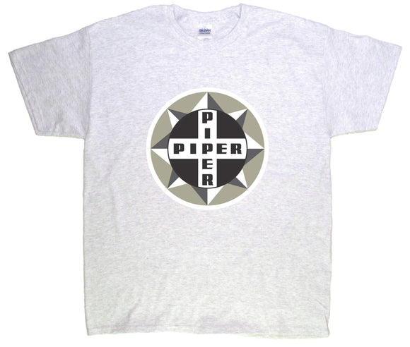 Piper Compass logo on a Ash Tee Shirt
