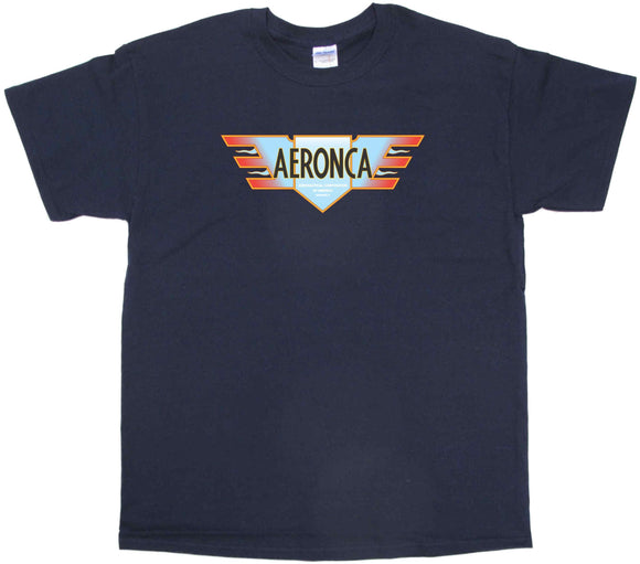 Aeronca (pre war) logo on a Navy Tee Shirt