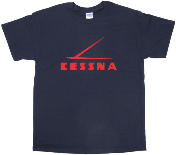 Cessna (1950s) logo on a Navy Tee Shirt
