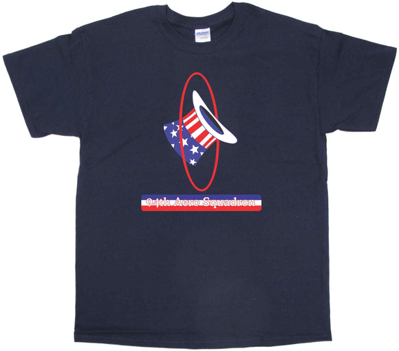 94th Aero Squadron insignia on a Navy Tee Shirt