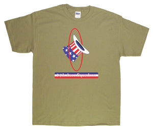 94th Aero Squadron insignia on a Prairie Dust Tee Shirt