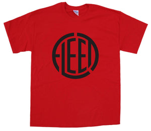 Fleet Aircraft logo on a Red Tee Shirt