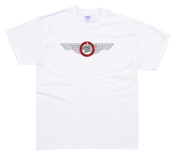Continental Wings logo on a White Tee Shirt