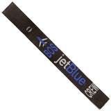 Jet Blue  BOS in Blue and Grey on a Black Crew Tag