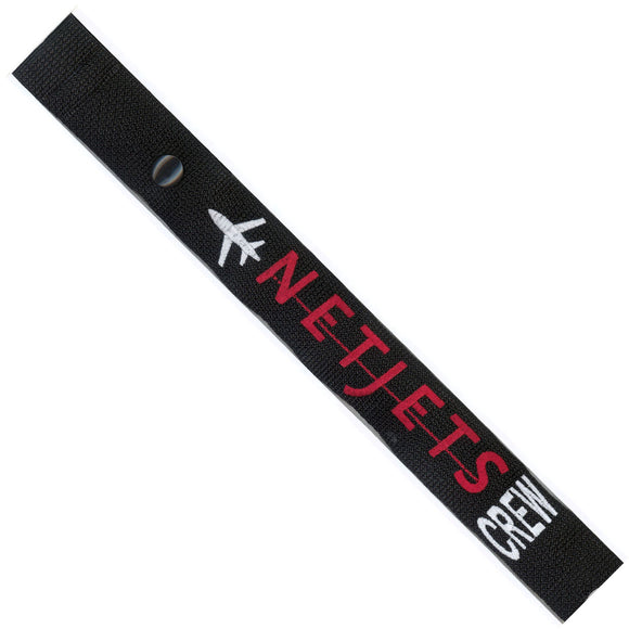 Net Jets   in Red and White on a Black Crew Tag